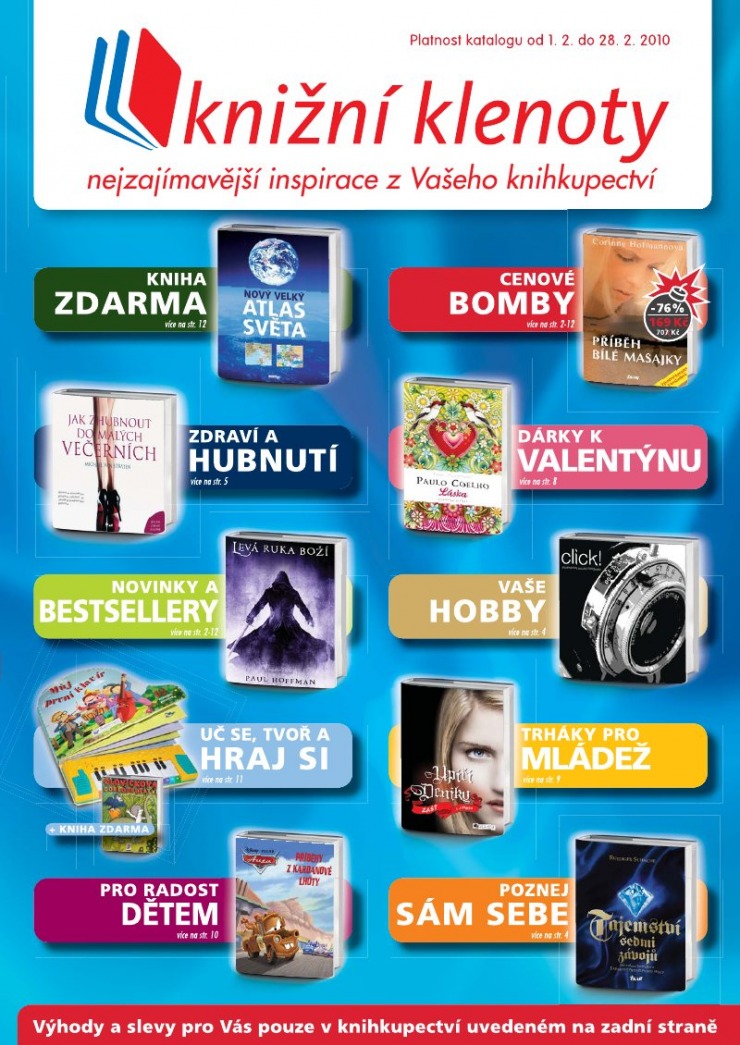 leták Knižní klenoty strana 1 leták Knižní klenoty strana 1
