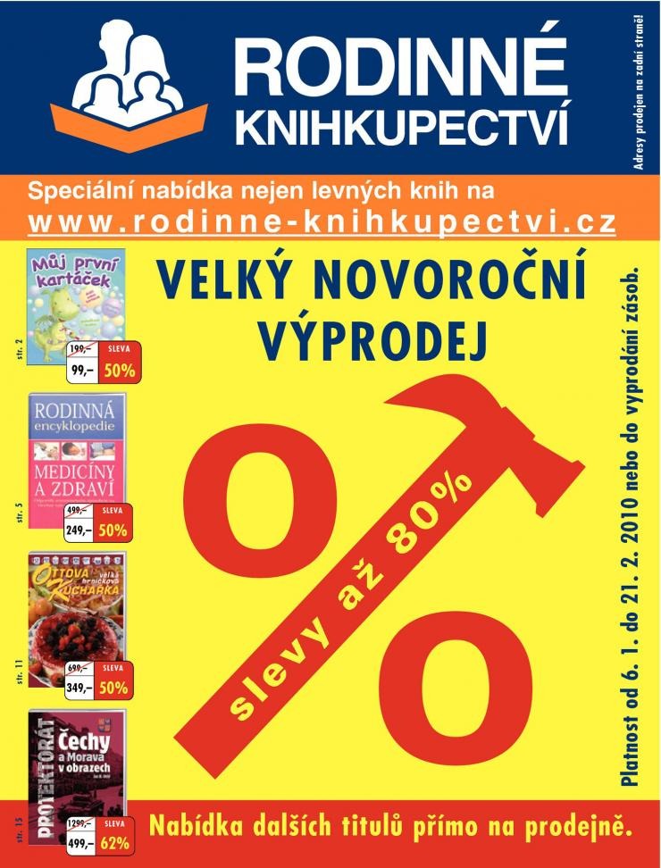 leták Rodinné knihkupectví strana 1 leták Rodinné knihkupectví strana 1