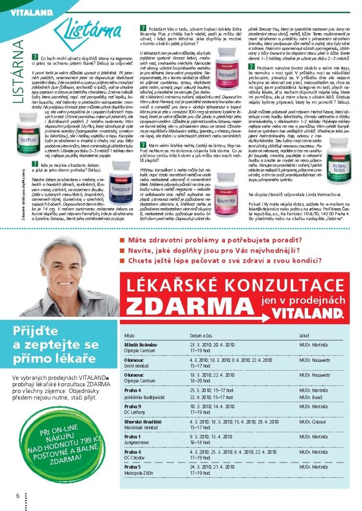 leták Vitaland akční leták strana 1 leták Vitaland akční leták strana 1