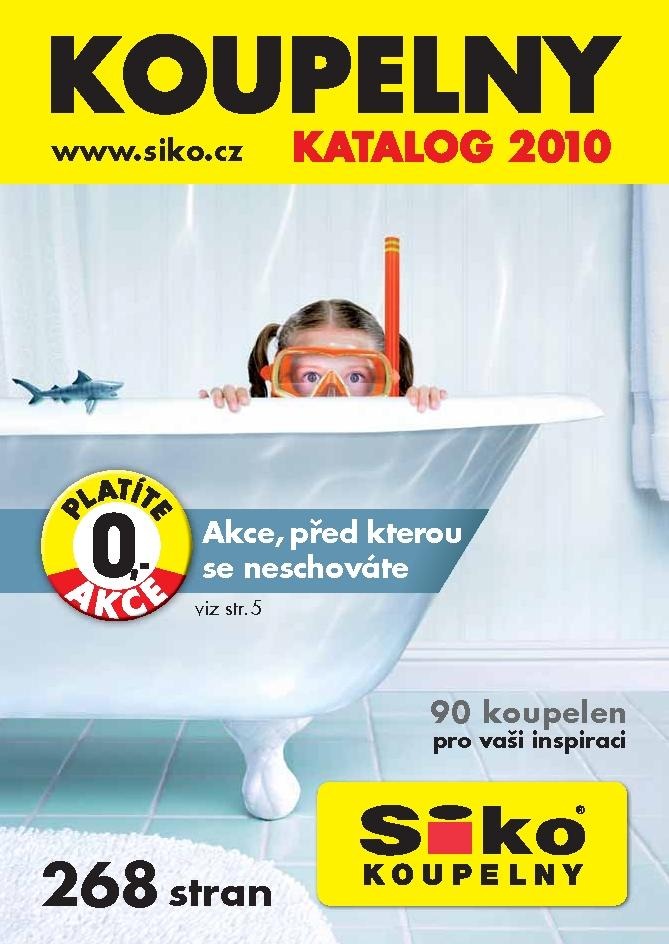 leták Siko koupelny katalog 1. část strana 1 leták Siko koupelny katalog 1. část strana 1