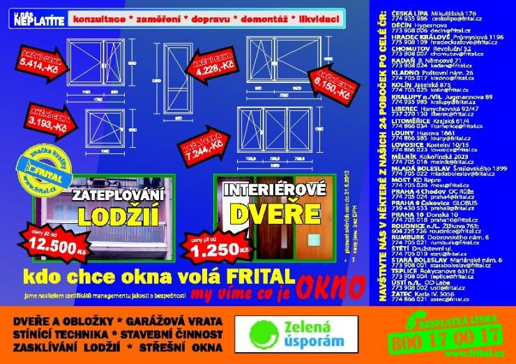 leták FRITAL akční leták strana 1 leták FRITAL akční leták strana 1