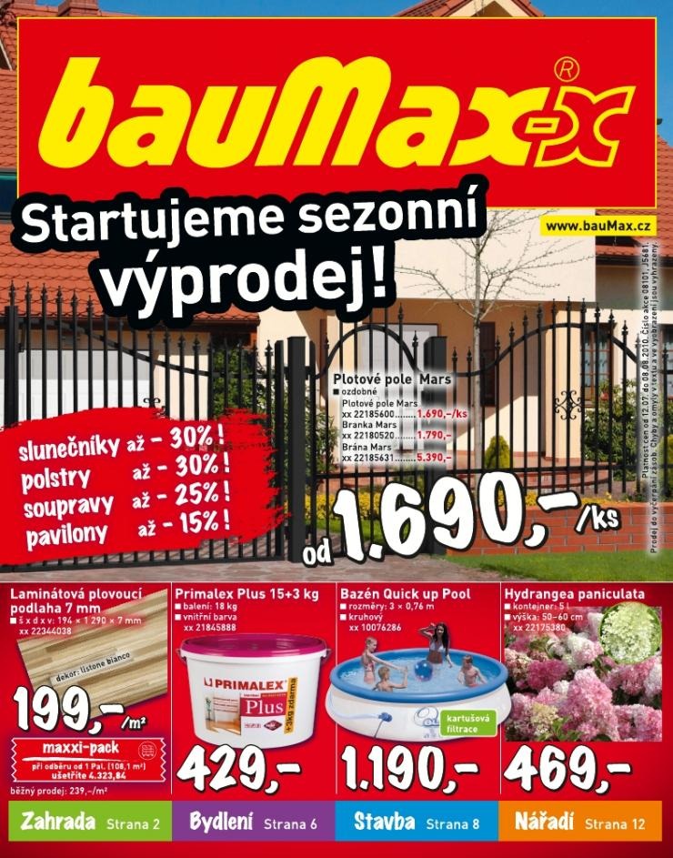 leták Baumax aktuální katalog strana 1 leták Baumax aktuální katalog strana 1