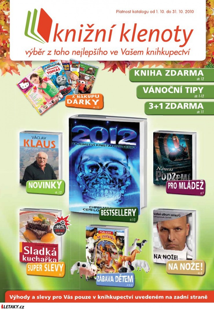 leták Knižní klenoty strana 1 leták Knižní klenoty strana 1