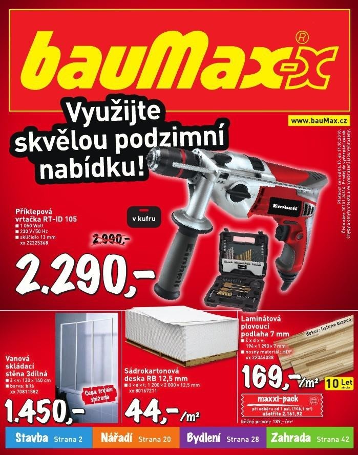 leták Baumax aktuální leták strana 1 leták Baumax aktuální leták strana 1