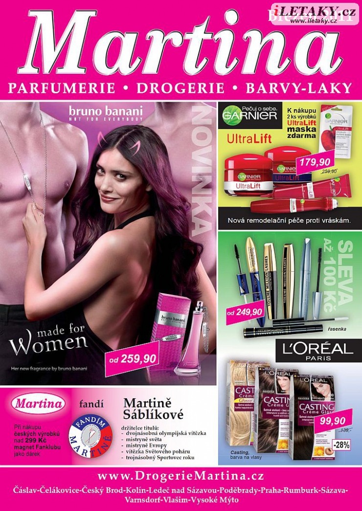 leták Martina drogerie strana 1 leták Martina drogerie strana 1