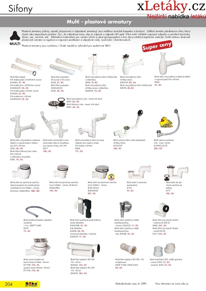 leták Siko koupelny leták - 3.část strana 1 leták Siko koupelny leták - 3.část strana 1