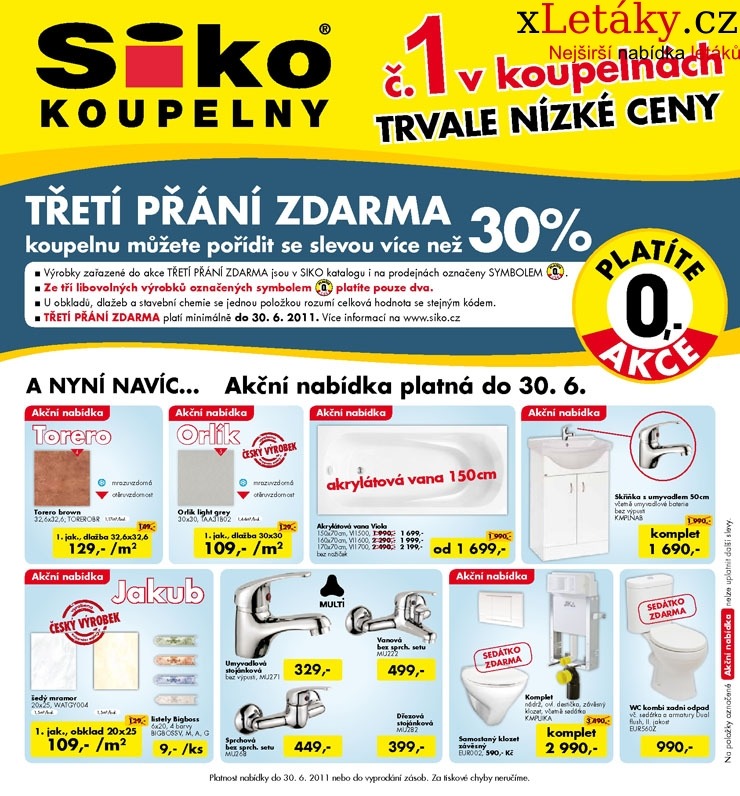 leták Leták Siko koupelny strana 1 leták Leták Siko koupelny strana 1