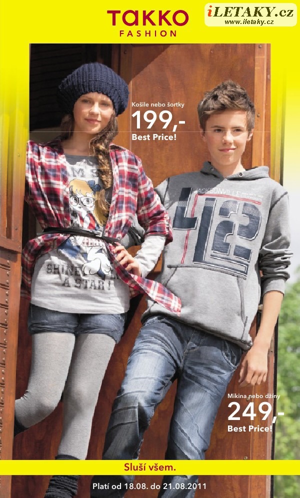 leták Takko fashion strana 1 leták Takko fashion strana 1