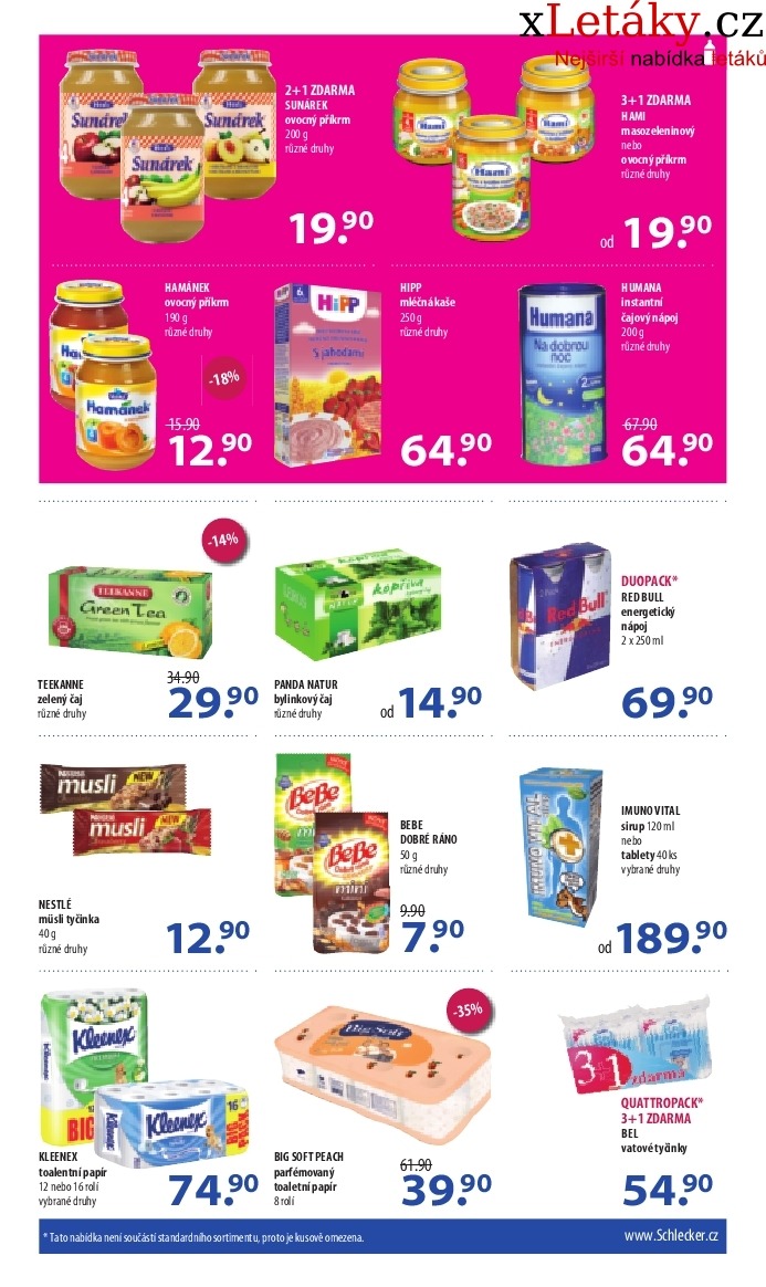 leták Schlecker akční leták strana 1 leták Schlecker akční leták strana 1