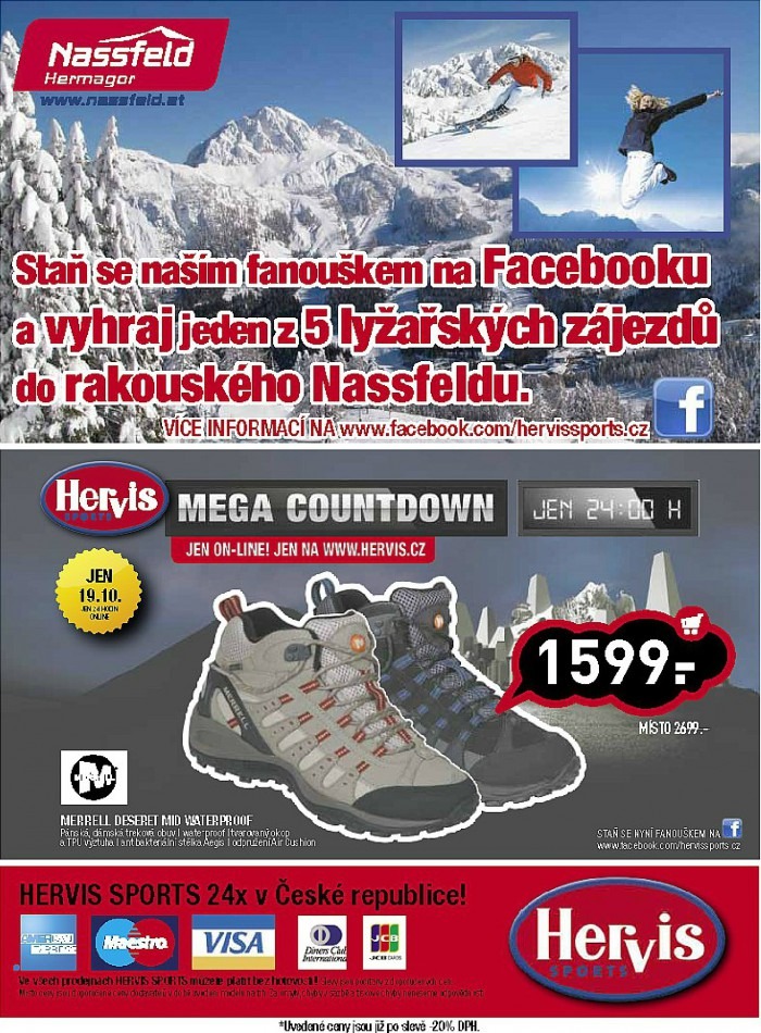 leták Hervis strana 1 leták Hervis strana 1