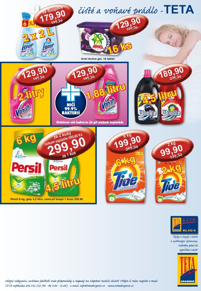 leták TETA drogerie strana 1 leták TETA drogerie strana 1