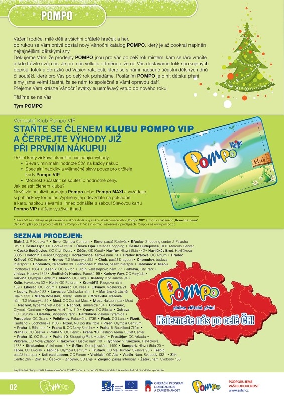 leták Pompo strana 1 leták Pompo strana 1