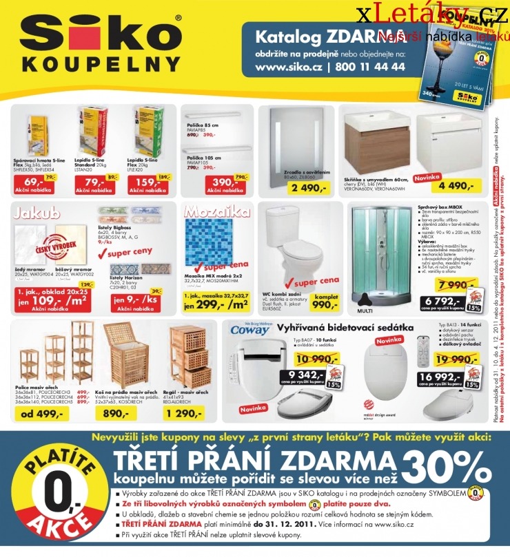 leták Siko koupelny akční leták strana 1 leták Siko koupelny akční leták strana 1