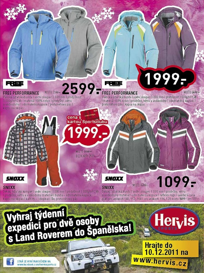 leták Hervis strana 1 leták Hervis strana 1