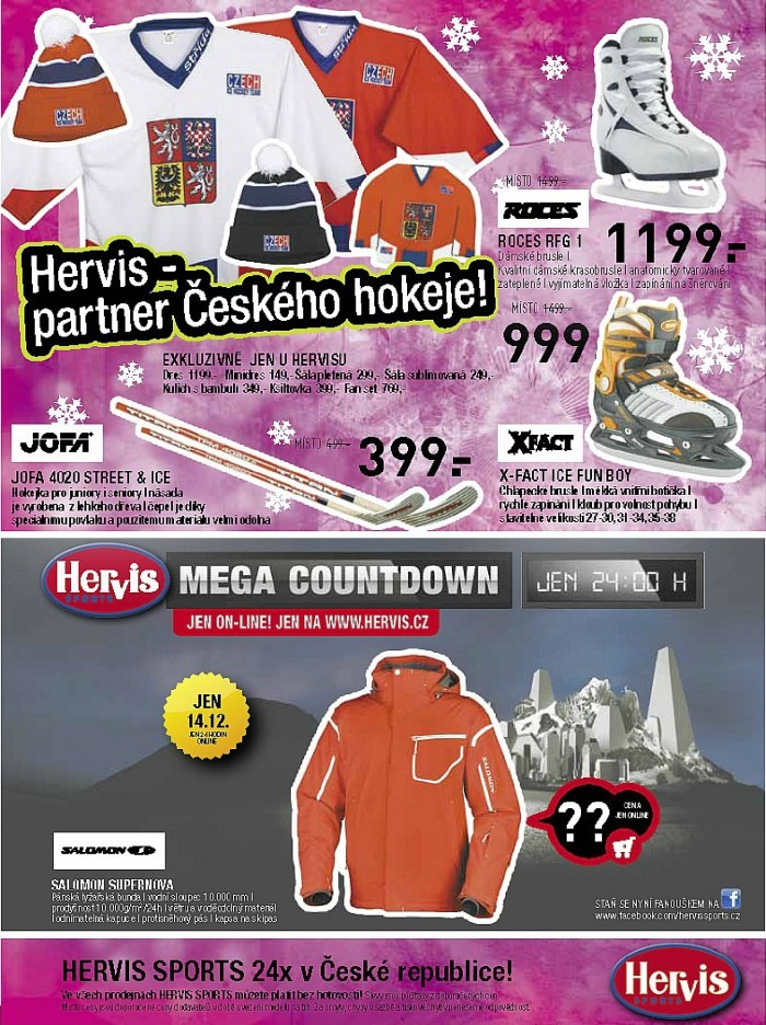 leták Hervis strana 1 leták Hervis strana 1