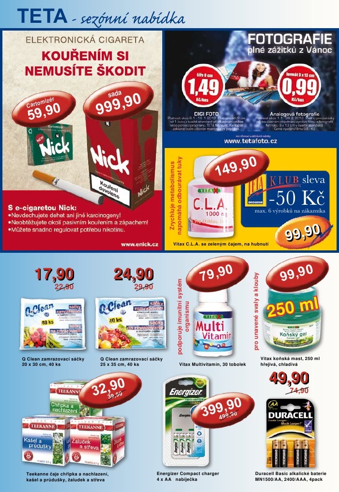 leták TETA drogerie strana 1 leták TETA drogerie strana 1