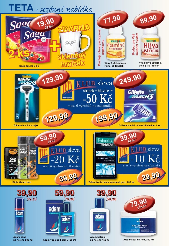 leták TETA drogerie strana 1 leták TETA drogerie strana 1