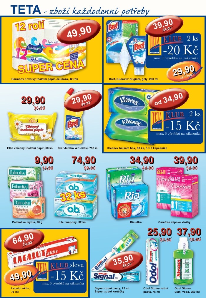 leták TETA drogerie strana 1 leták TETA drogerie strana 1