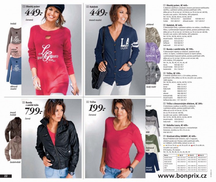 leták Bonprix strana 1 leták Bonprix strana 1