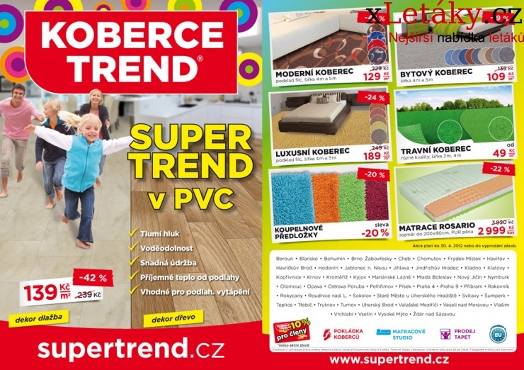 leták Trend koberce leták strana 1 leták Trend koberce leták strana 1