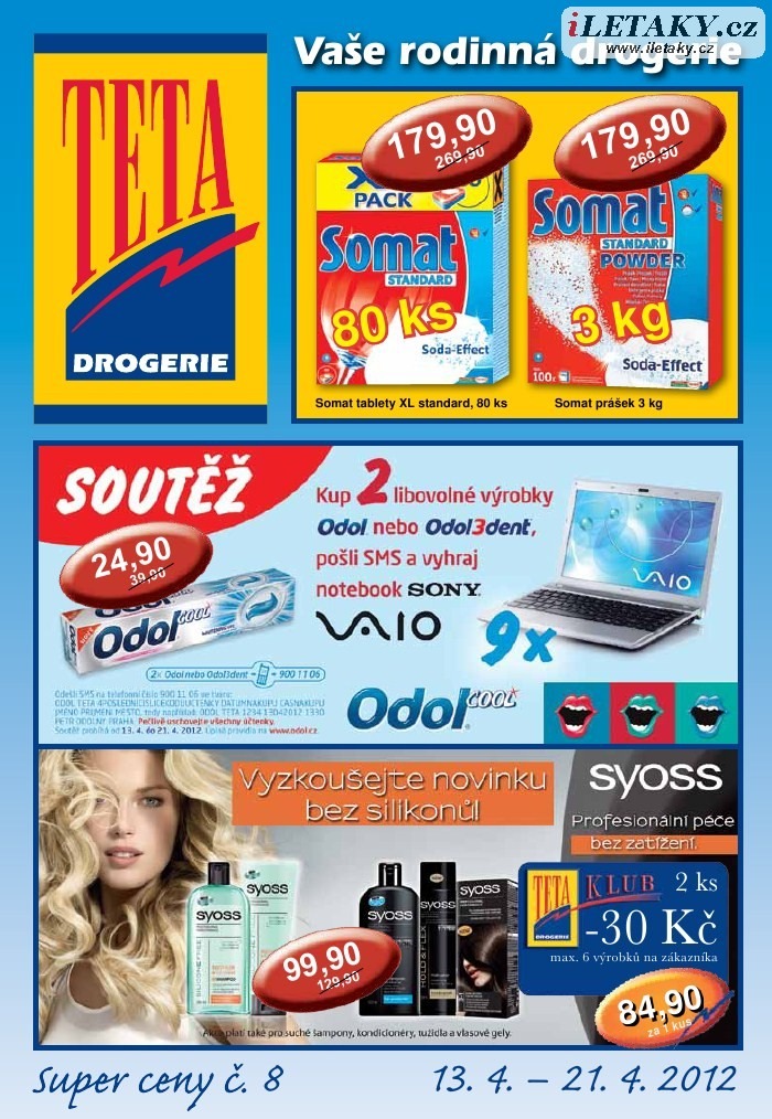 leták TETA drogerie strana 1 leták TETA drogerie strana 1