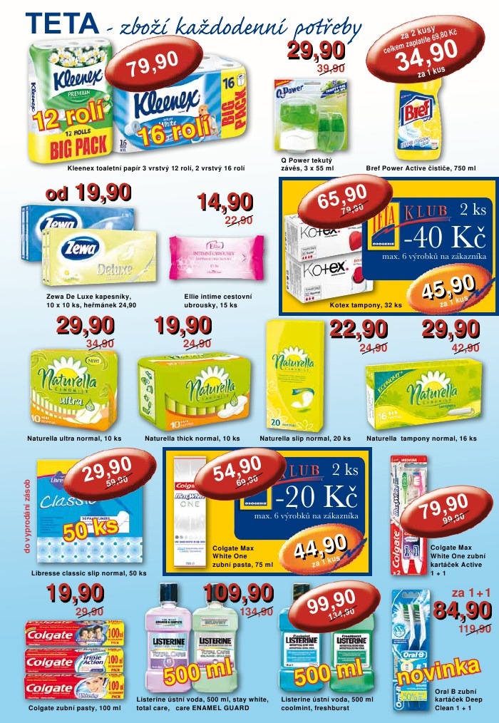 leták TETA drogerie strana 1 leták TETA drogerie strana 1