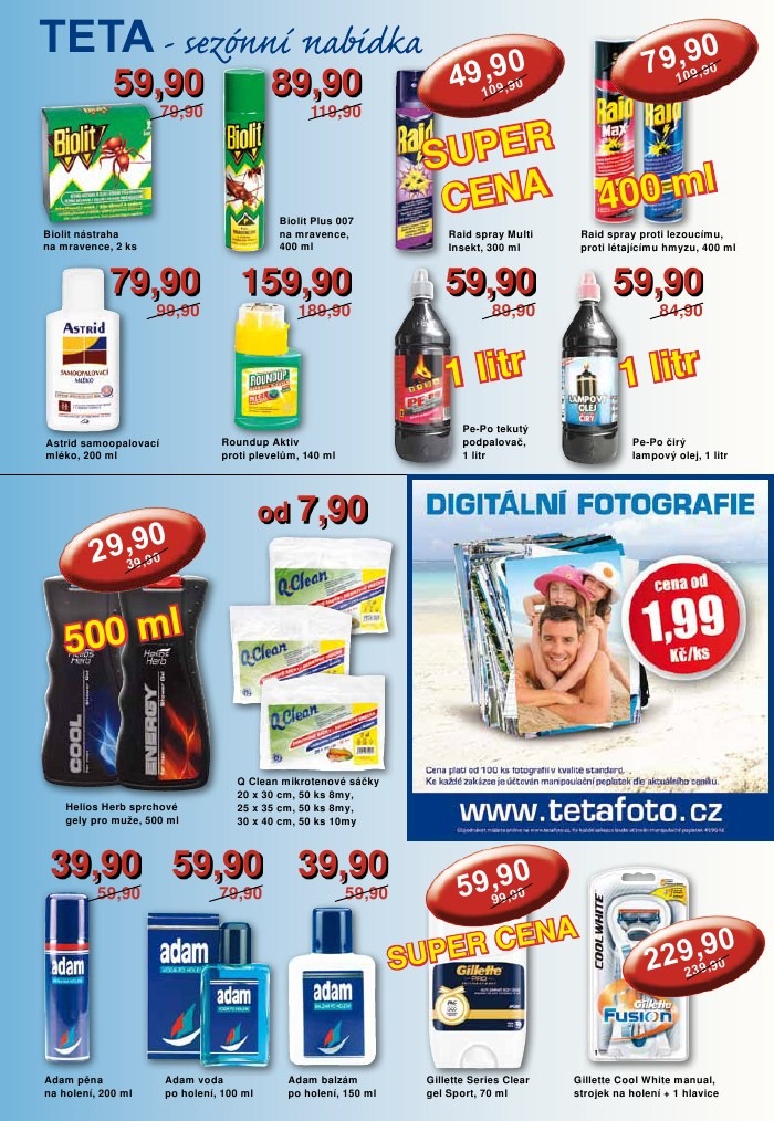 leták TETA drogerie strana 1 leták TETA drogerie strana 1