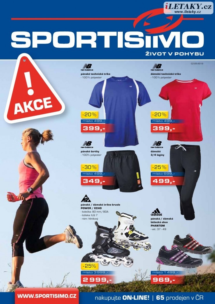 leták Sportisimo strana 1 leták Sportisimo strana 1