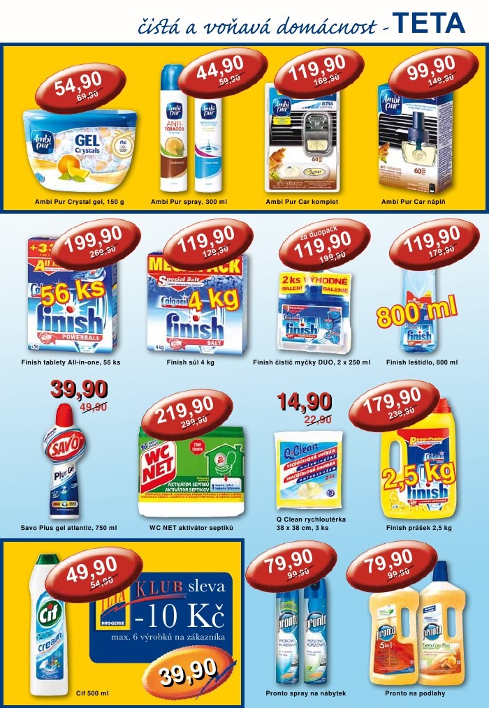 leták TETA drogerie strana 1 leták TETA drogerie strana 1