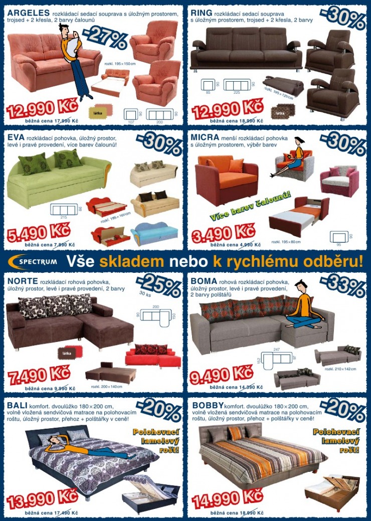 leták Spectrum nábytek strana 1 leták Spectrum nábytek strana 1