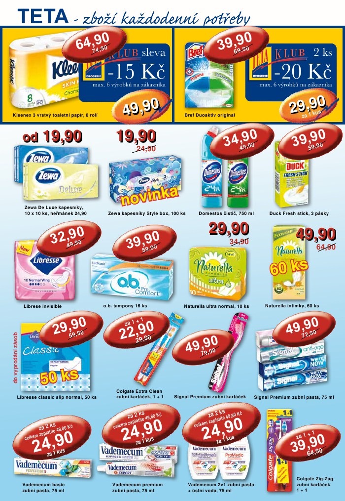 leták TETA drogerie strana 1 leták TETA drogerie strana 1