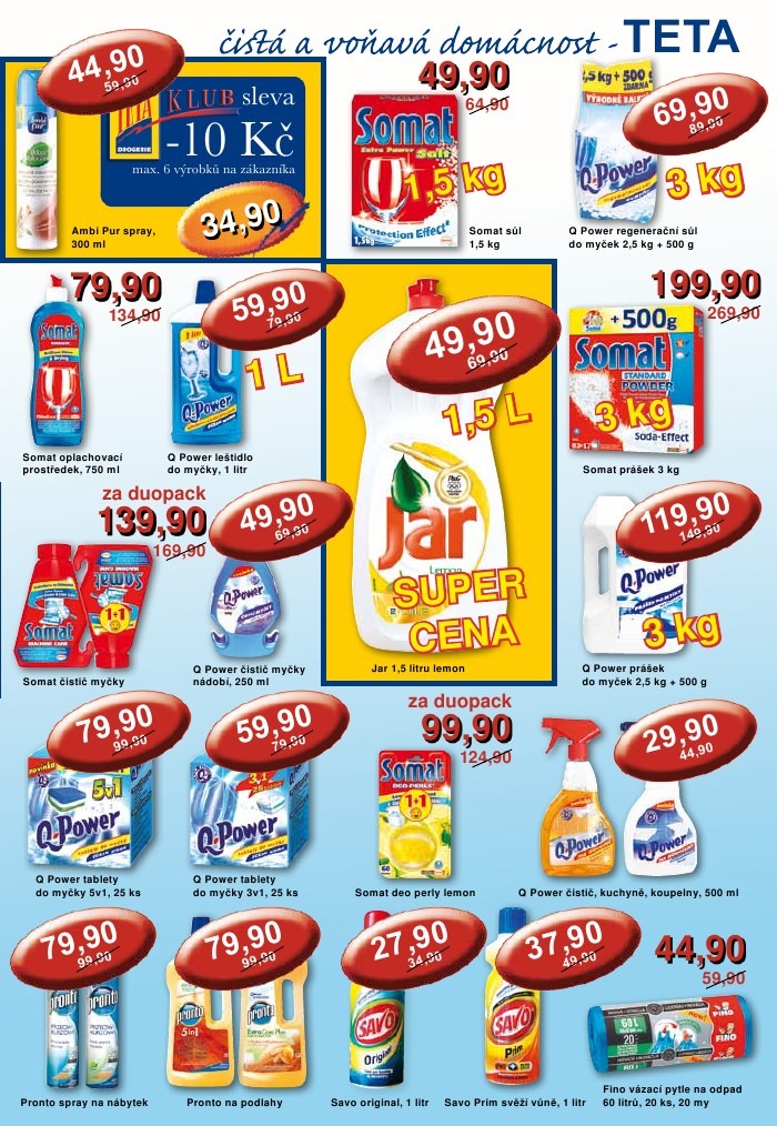 leták TETA drogerie strana 1 leták TETA drogerie strana 1