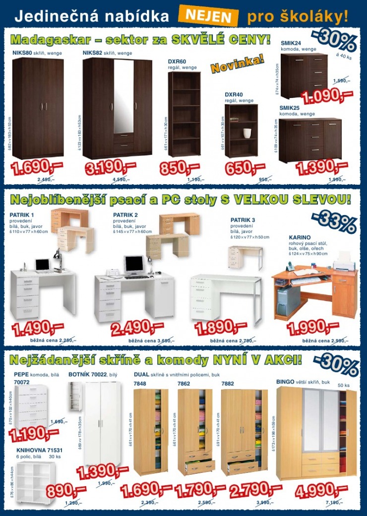 leták Spectrum nábytek strana 1 leták Spectrum nábytek strana 1