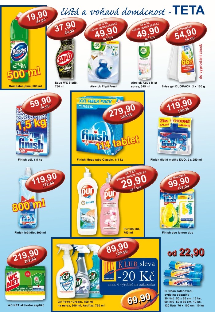 leták TETA drogerie strana 1 leták TETA drogerie strana 1