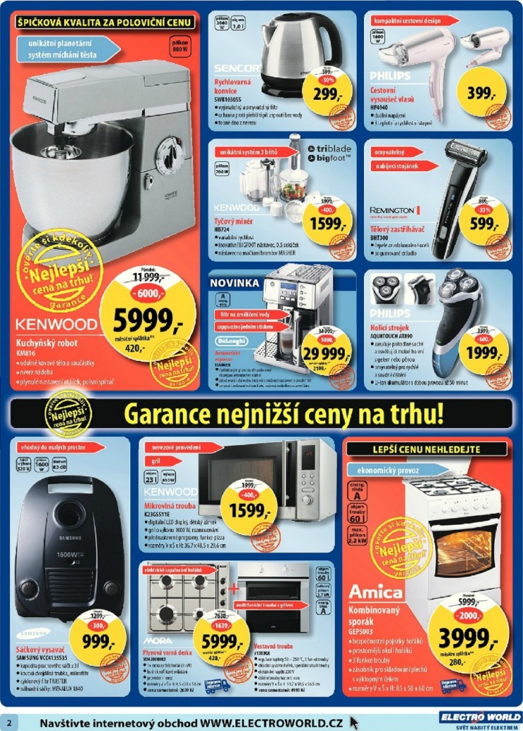 leták Electro World strana 1 leták Electro World strana 1