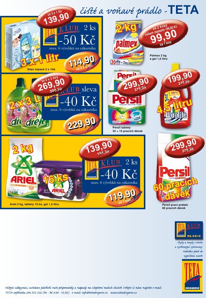 leták TETA drogerie strana 1 leták TETA drogerie strana 1