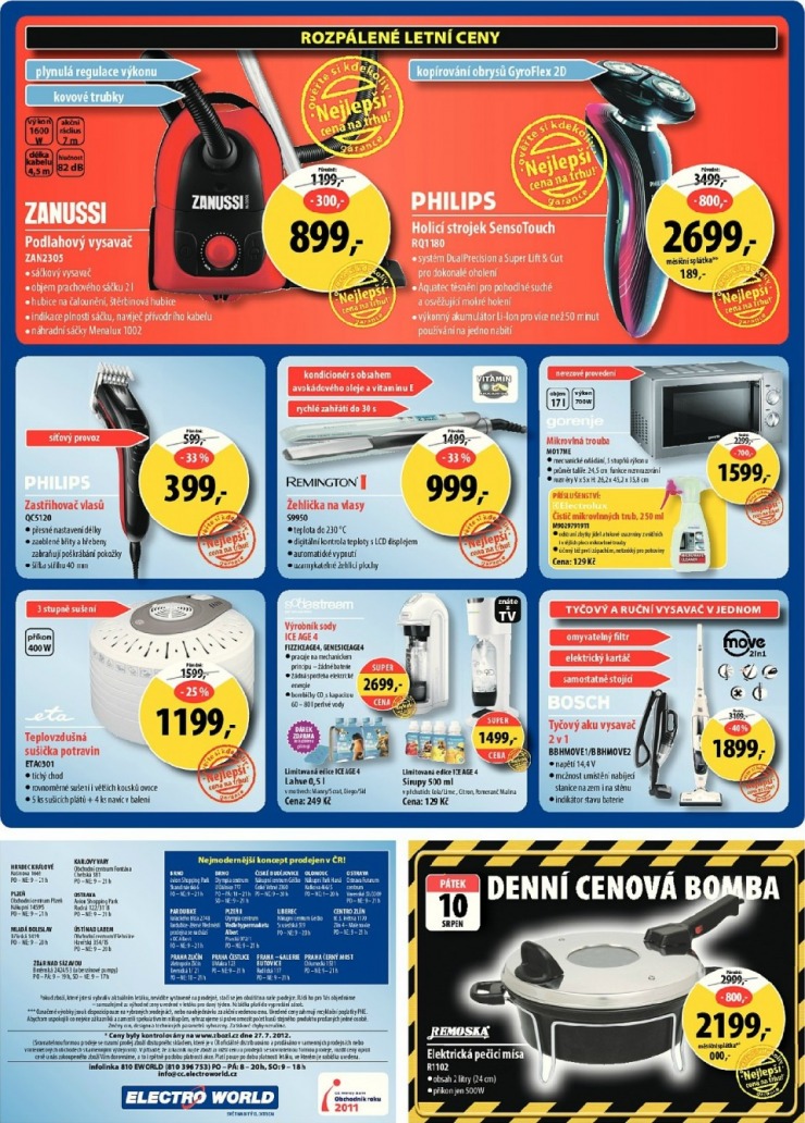 leták Electro World strana 1 leták Electro World strana 1