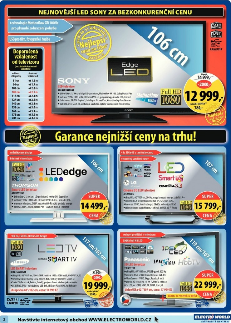 leták Electro World strana 1 leták Electro World strana 1