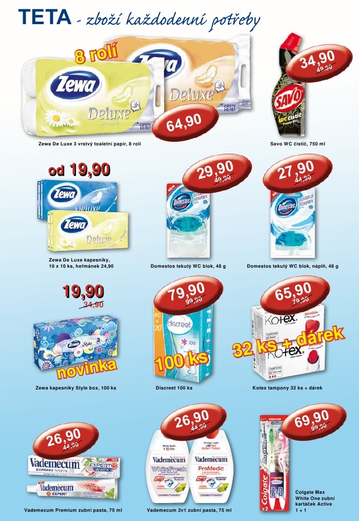 leták TETA drogerie strana 1 leták TETA drogerie strana 1