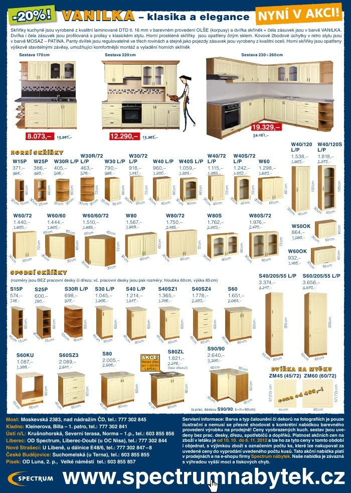 leták Spectrum nábytek strana 1 leták Spectrum nábytek strana 1