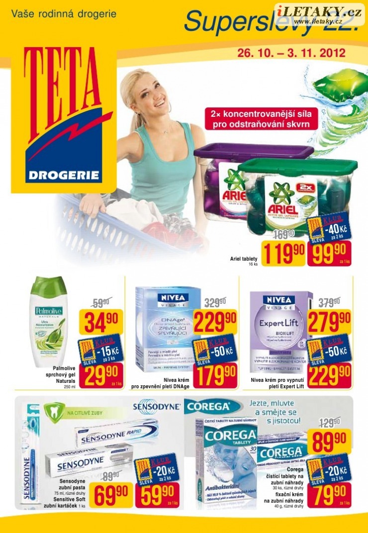 leták TETA drogerie strana 1 leták TETA drogerie strana 1