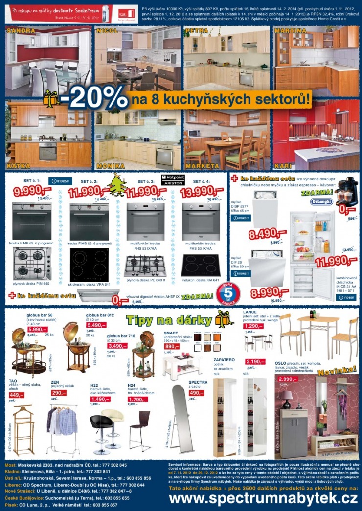leták Spectrum nábytek strana 1 leták Spectrum nábytek strana 1