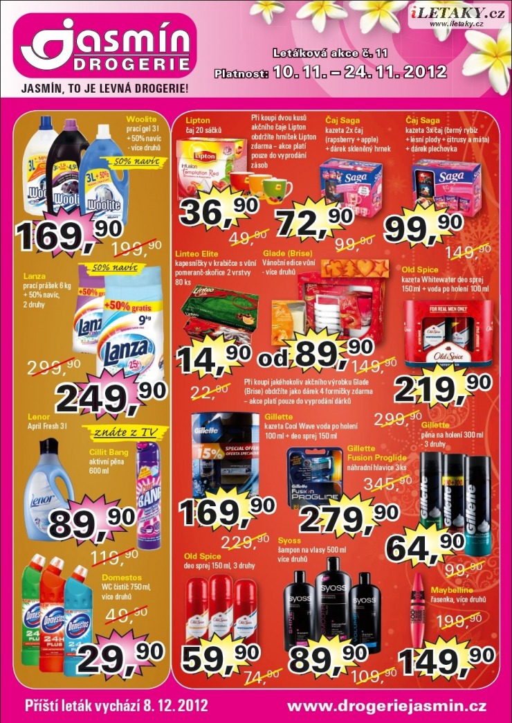 leták Jasmín drogerie strana 1 leták Jasmín drogerie strana 1