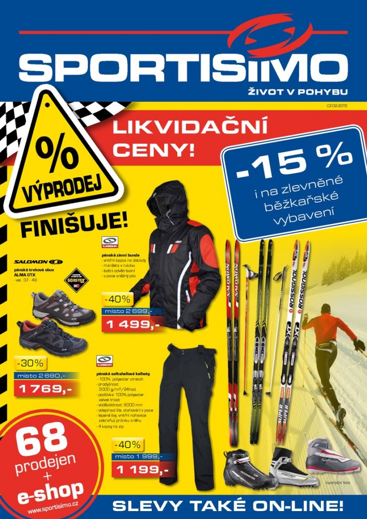 leták Sportisimo Aktuální leták od 14.2.2013 strana 1 leták Sportisimo Aktuální leták od 14.2.2013 strana 1