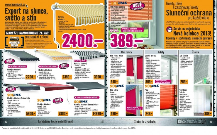 letk Hornbach Aktuln letk od 1.4.2013 strana 1