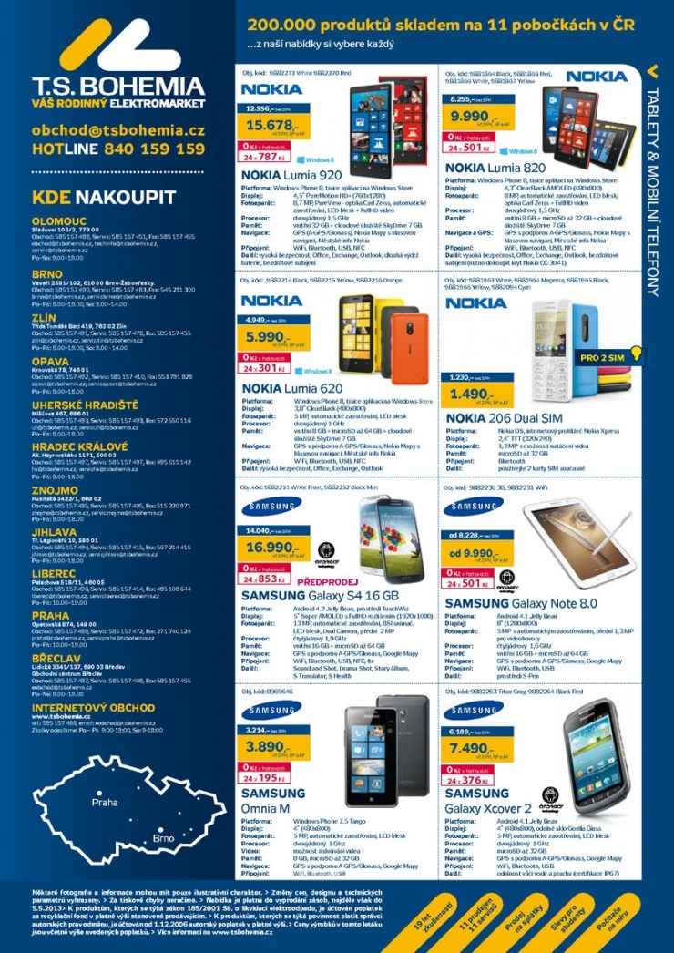 leták T.S. Bohemia Virtuální katalog od 8.4.2013 strana 1 leták T.S. Bohemia Virtuální katalog od 8.4.2013 strana 1