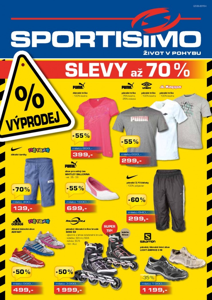 leták Sportisimo Aktuální leták od 27.6.2013 strana 1 leták Sportisimo Aktuální leták od 27.6.2013 strana 1
