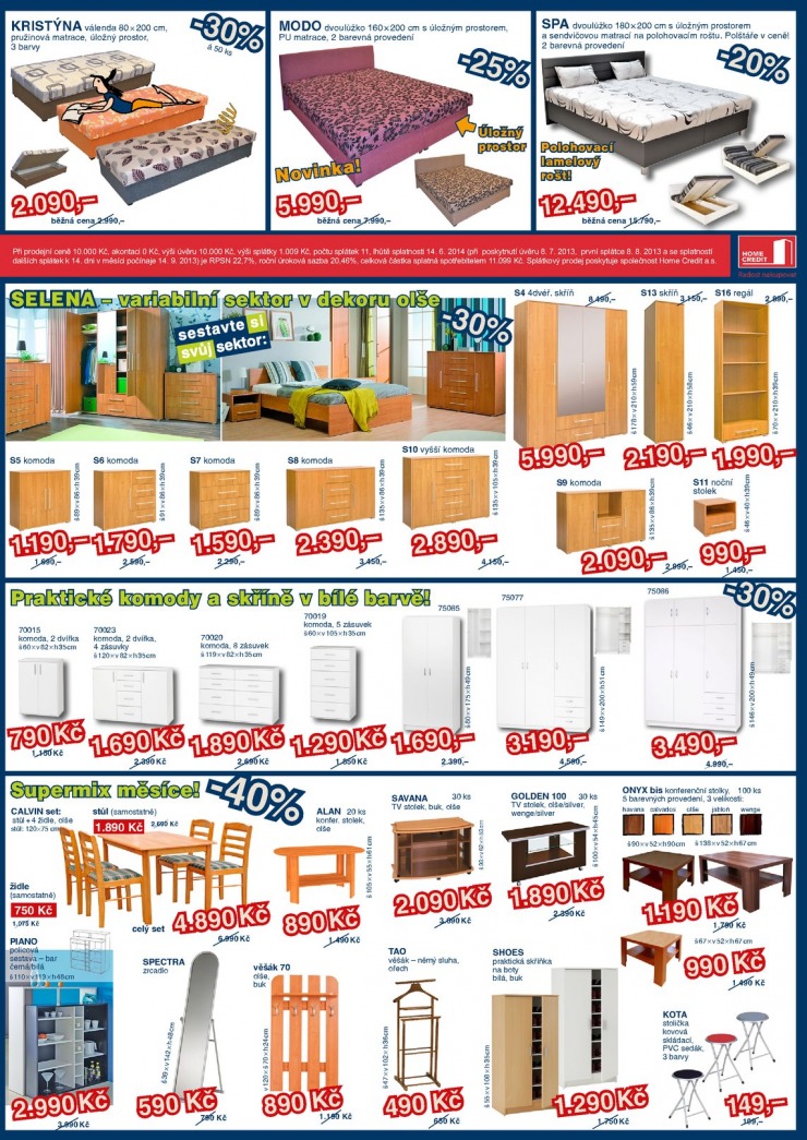 leták Spectrum nábytek Akční leták od 8.7.2013 strana 1 leták Spectrum nábytek Akční leták od 8.7.2013 strana 1