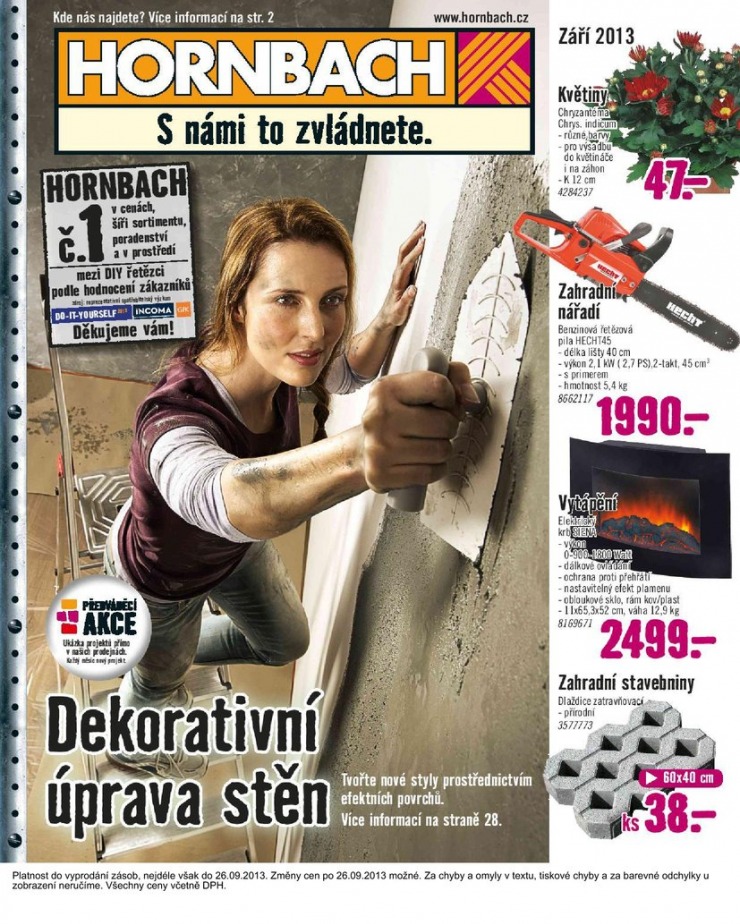 leták Hornbach Aktuální leták od 1.9.2013 strana 1 leták Hornbach Aktuální leták od 1.9.2013 strana 1