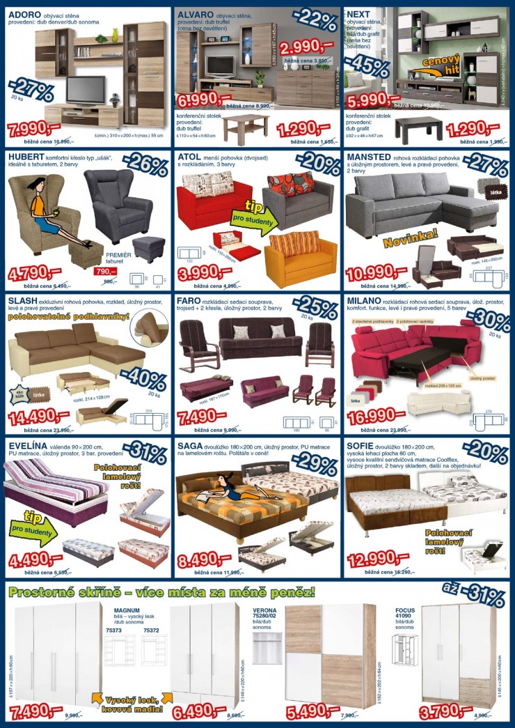 leták Spectrum nábytek Akční leták od 1.9.2013 strana 1 leták Spectrum nábytek Akční leták od 1.9.2013 strana 1